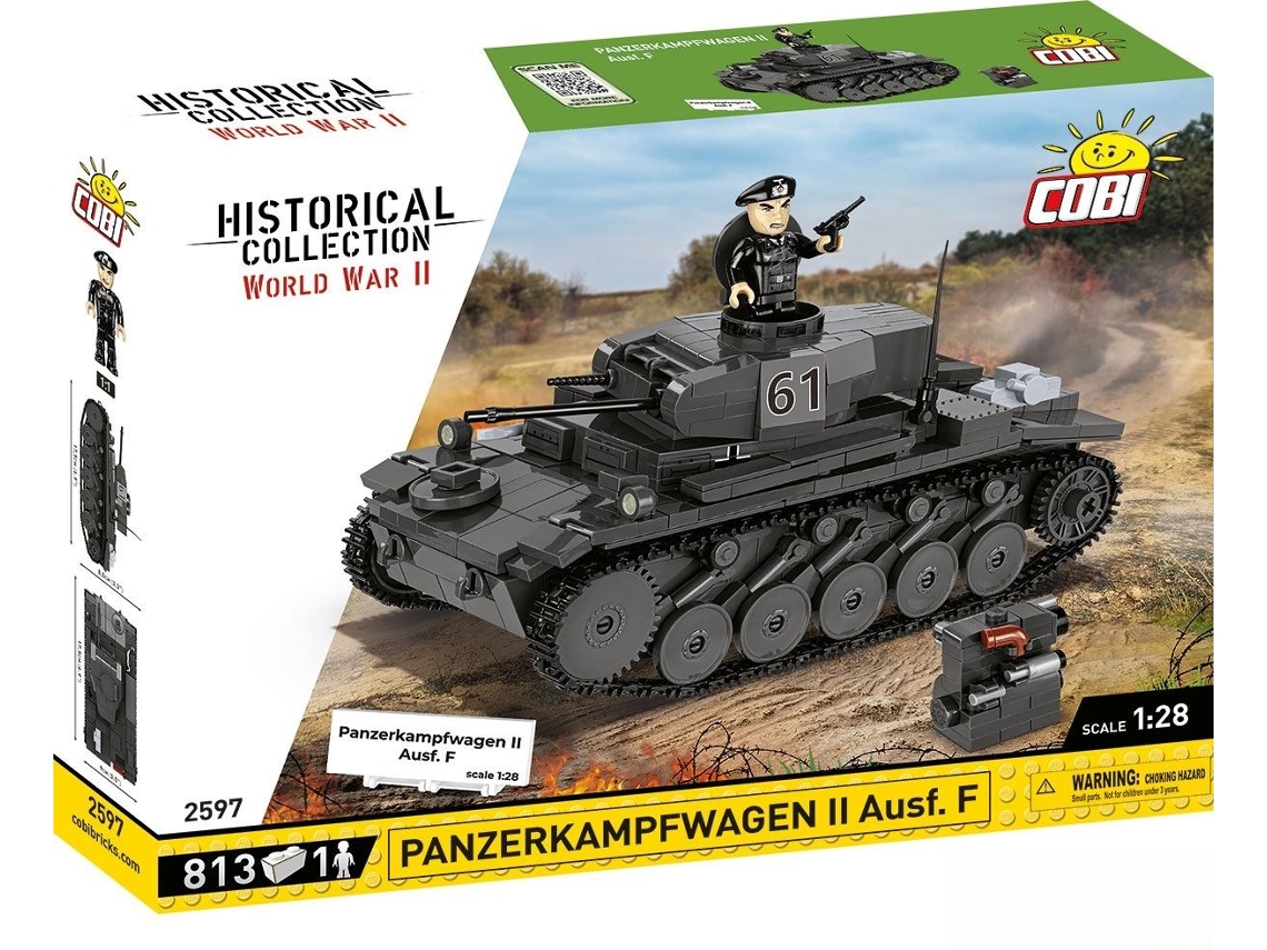 Cobi Historical Collection World War Ii 2597 Panzerkampfwagen Ii Ausff 2597
