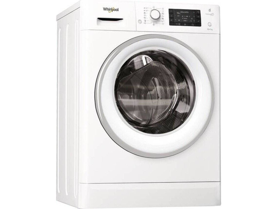 Máquina de Lavar e Secar Roupa WHIRLPOOL FWDD1071681WS (7/10 kg - 1600 rpm - Branco)
