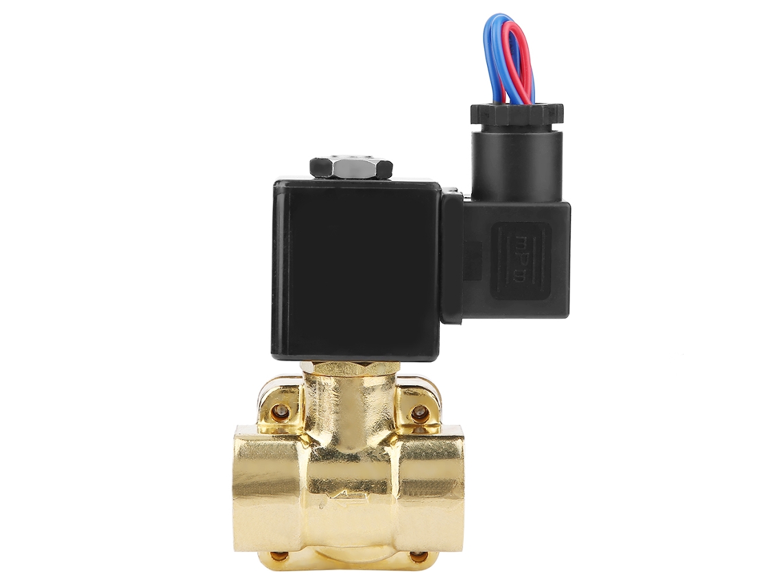 Válvula Solenoide Diafragma N/c 2 Vias G3/8 Para Água Ar Ac110v Latão