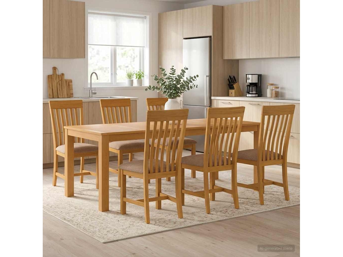 Vidaxl Conjunto De Sala De Jantar 7 Unid. Cinzento