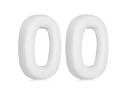 Almofada Para Auscultadores Bw Px7 S2 De Orelhas De Espuma Macia Couro Proteico Branco