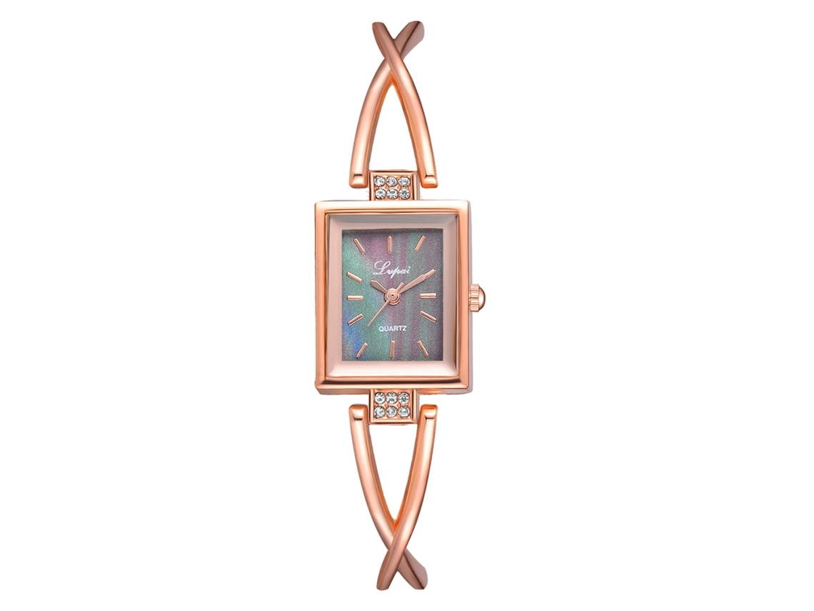 Relógio Feminino de Moda Leisure Lvpai Quadrado Analógico Quartzo P788