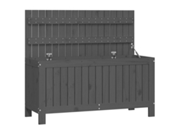 Garden Storage Box, Garden Storage Boxes Vidaxl Cinzeto Madeira De Pinho (108 X 42.5 X 54 Cm)