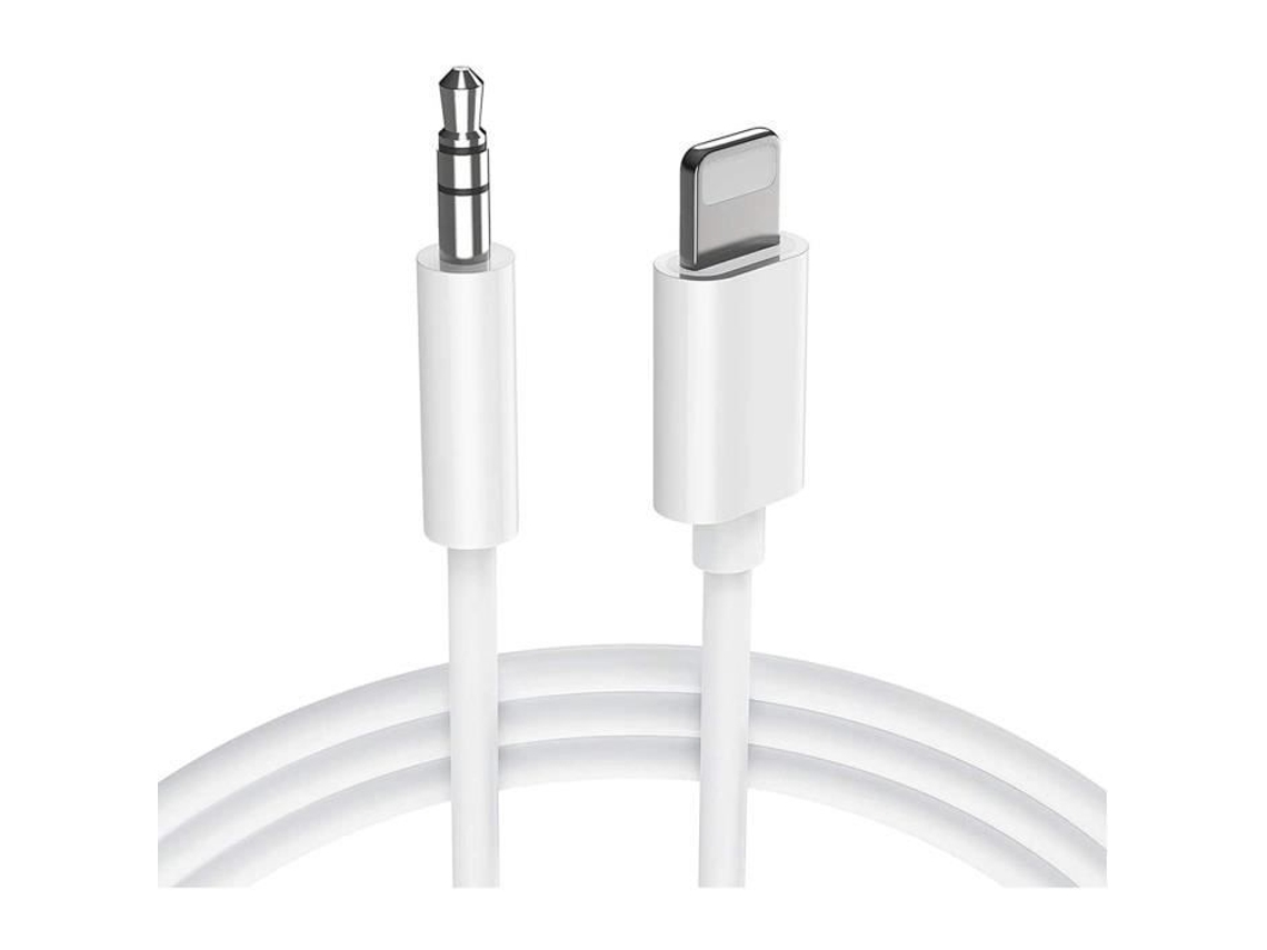 Cabo Adaptador Lightning para Conector de 3,5 mm para Apple iPhone 12 Pro Max, Cabo Plug and Play para Rádio de Carro e Fones de Ouvido…*