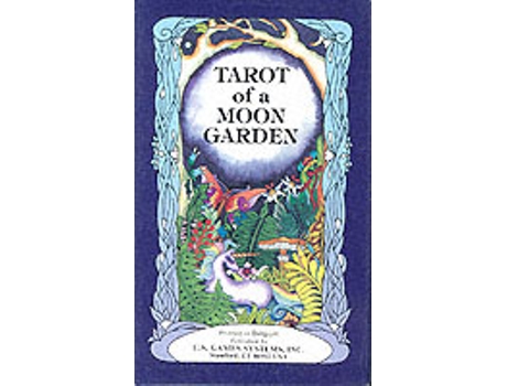 Livro tarot of a moon garden de karen sweikhardt (inglês)