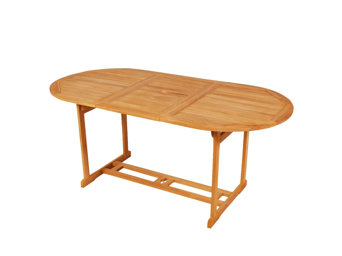 Conjunto de Jantar de 9 para Jardim Madeira de Teca Maciça MAISON EXCLUSIVE