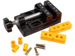 Presa De Banco Mini Universal De Aleación De Aluminio Para Joyería, Reparaciones Y Manualidades Con Bloques De 57mm