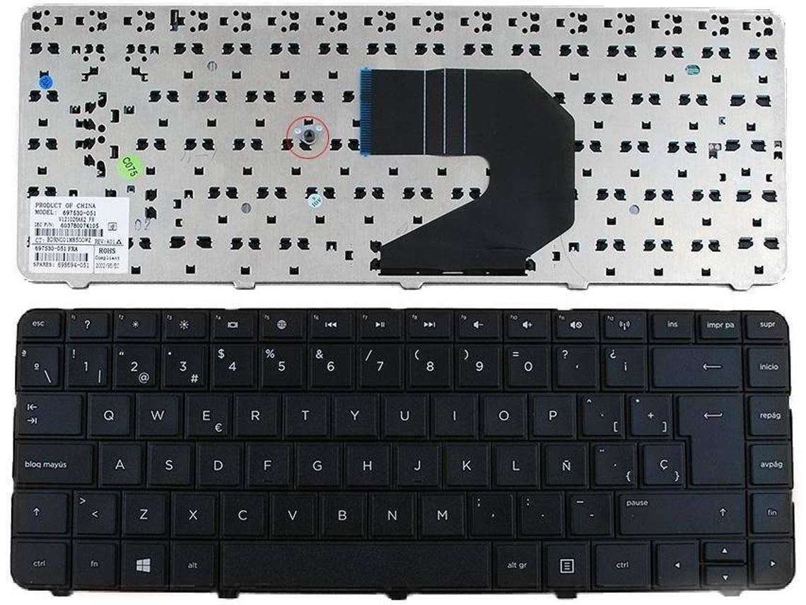 Teclado para Portátil HP G62-B89Es