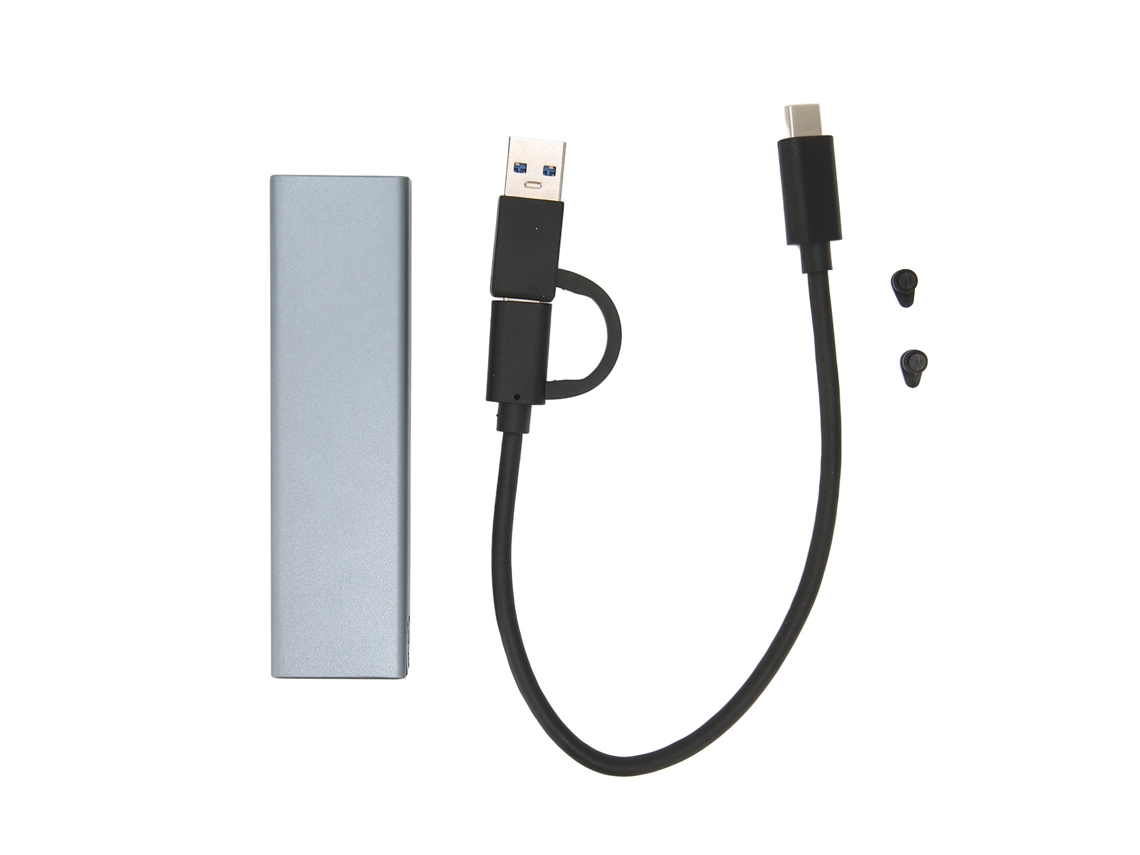 Carcasa para disco duro M.2 NVMe PCIe a USB 3.1 10 Gbps con disipación de calor para SSD 2230/2242/2260/2280 | S/MARCA