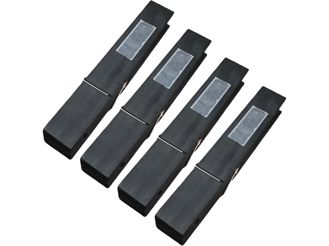 Conjunto De 4 Prendedores Roupa Grandes Madeira 30 Cm, Para Parede,