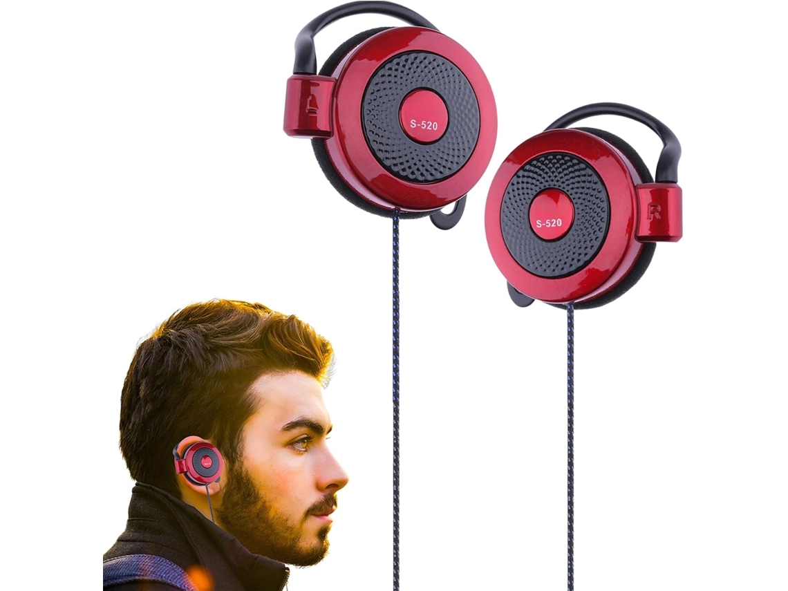 Fones De Ouvido Com Fio E Clipes Encaixe