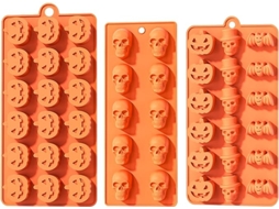 Molde De Silicona Para Hornear Para Halloween - 40 Agujeros En Total