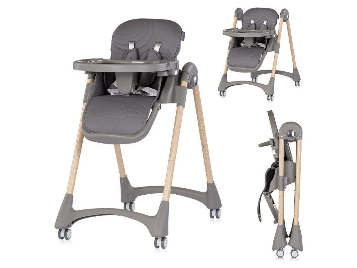 Chipolinocadeira Alta Dobrável Candy Shop de , Até 15 Kg Charcoal
