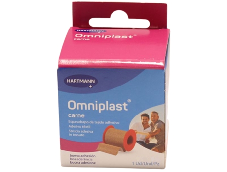 OMNIPLAST Esparadrapo Rosa Tejido Resistente 5 Cmx5 M