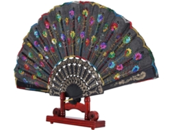 Support Décoratif D'éventail Chinois Robuste Et Durable,