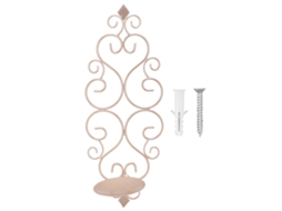 Porta Velas 2026 Store de Ferro Dobrável, Sconce de Pared, Base, Decoração de Casa, Ouro Champanhe
