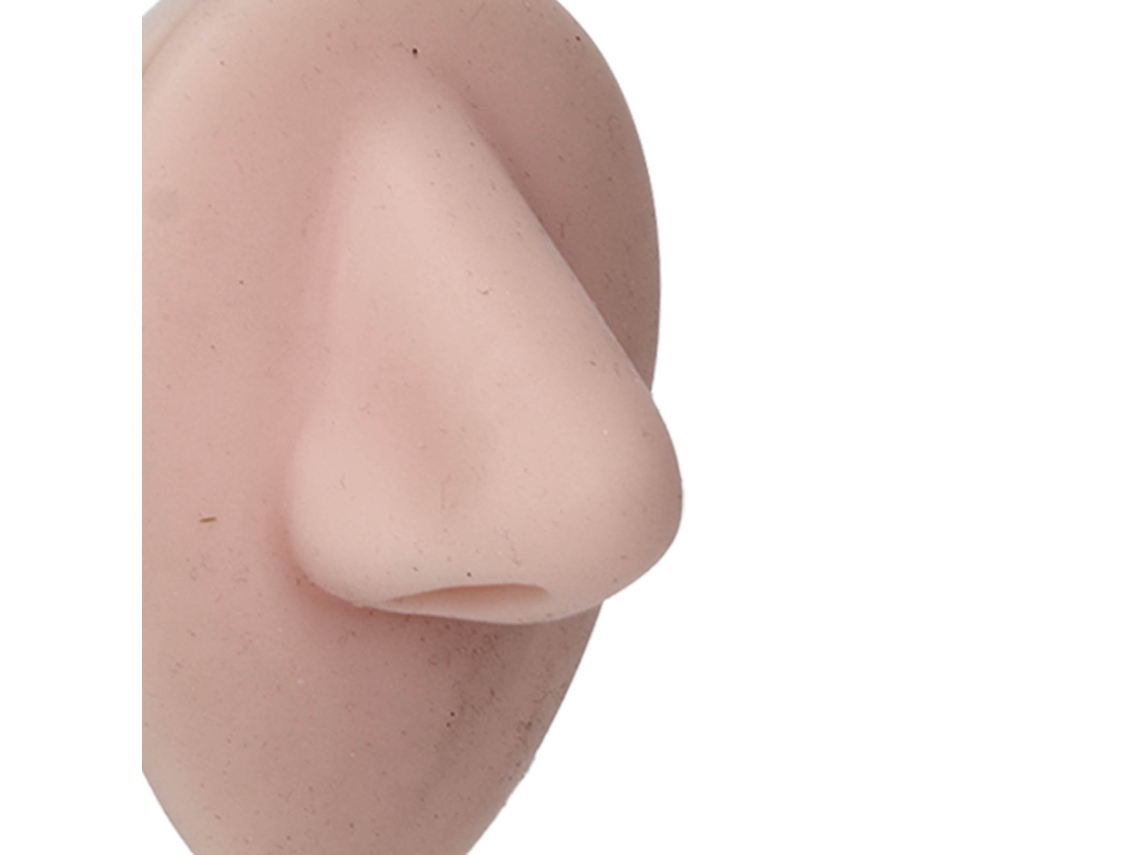 Kit De Modelo De Prática De Piercing (silicone Simulado 3d, Tom De Pele Médio) Eoocoo