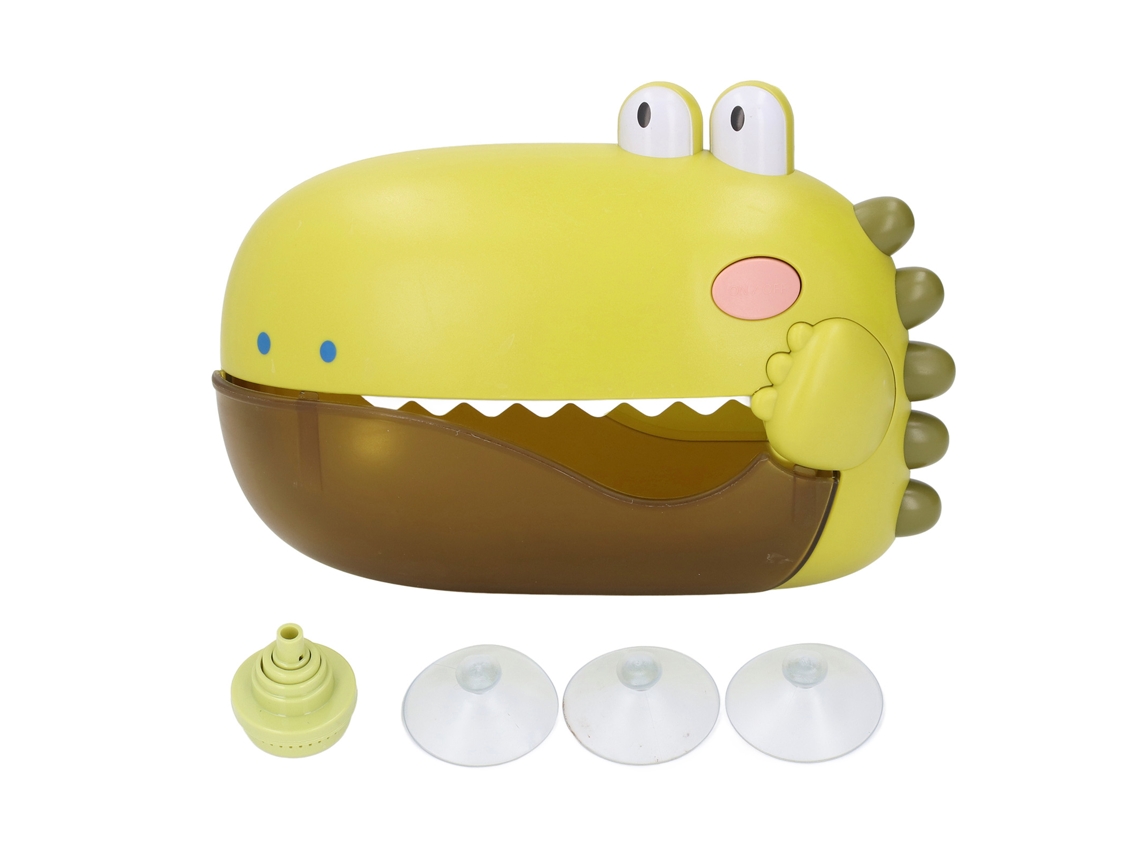 Mali máquina de Bolhas para Banho Bebê com Música Automática Brinquedo de Banho Verde