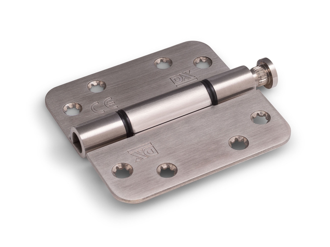 Dobradiças com Rolamentos Deslizantes em Aço Inoxidável 89 X 89 Mm com Canto Redondo Por Peça WOVAR