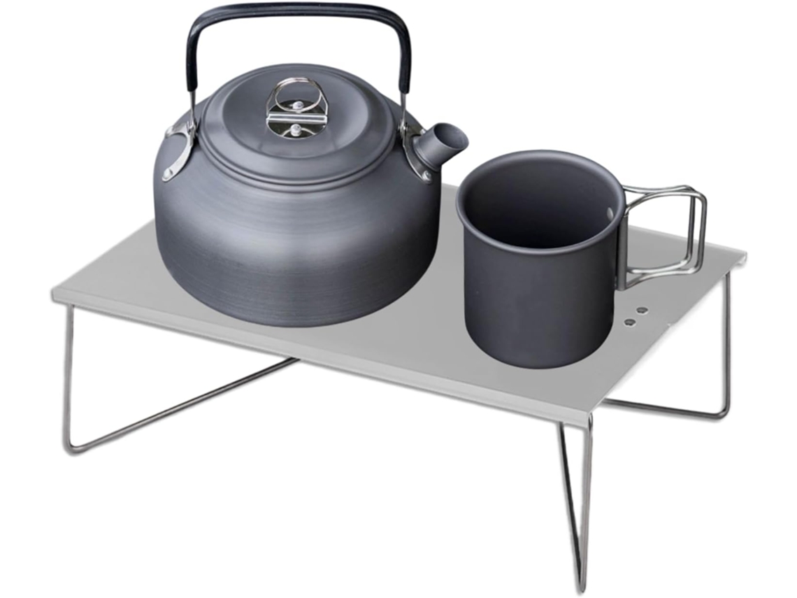 Mesa Dobrável E Estável Mobiliário De Alumínio Para Exterior Mesa De Campismo Ideal Para Viage Gokoco