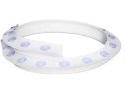 Fita De Silicone Branca Com Ventosa Para Barreira Água No Chuveiro, 100-400cm