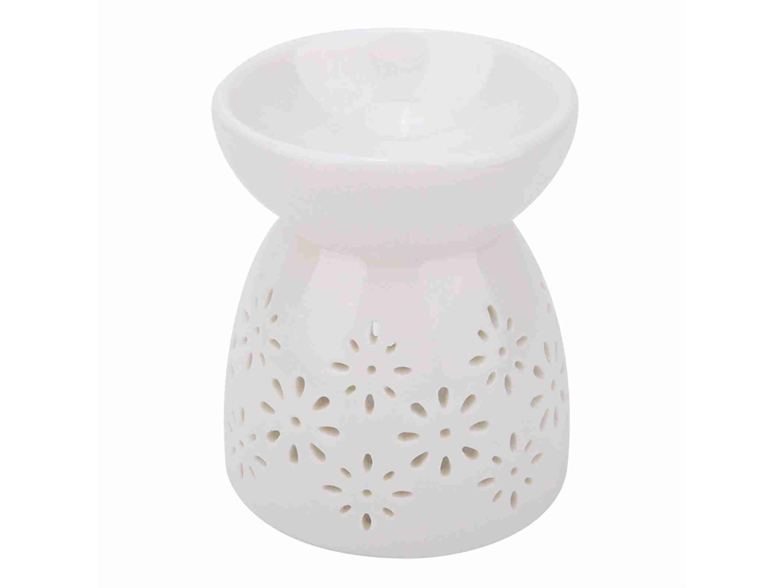 Lâmpada Aromática Cerâmica com Óleo Essencial e Vela