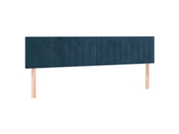 Headboard, Headboards Vidaxl Azul Veludo (160 Cm)