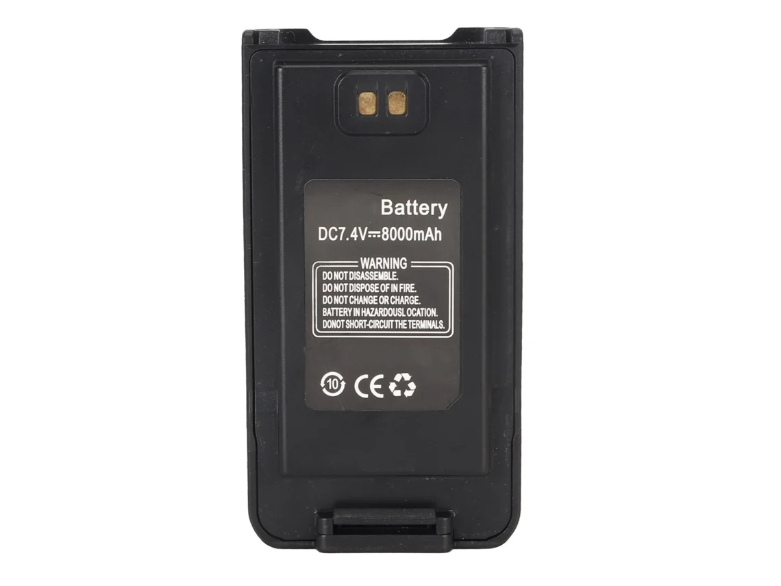 2 Baterias De Reposição Li-ion 7.4v 8000mah Para Rádio Bidirecional Baofeng Uv-9r Plus