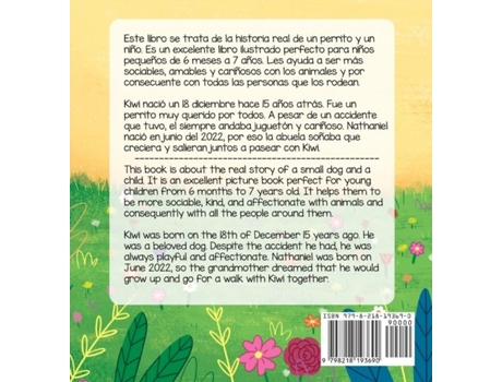 Livro Kiwi el perrito de tres colores kiwi the puppy of three colors kiwi the puppy of three colors de Carmen Nevarez (Inglês)