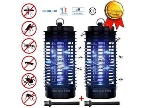 Armadilha Elétrica Anti-mosquito Gobro - 2pcs - Lâmpada Uv Led - Não Tóxico - Segura Para Moscas