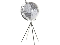 Globo Dkd Home Decor Terraqueo Metal E Plástico 27 X 25 X 61 Cm Branco