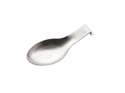 Suporte Para Colher De Aço Inoxidável Prateado Com Design Clássico, Lavável Em Lavavajillas, Anti-roxo E Seguro