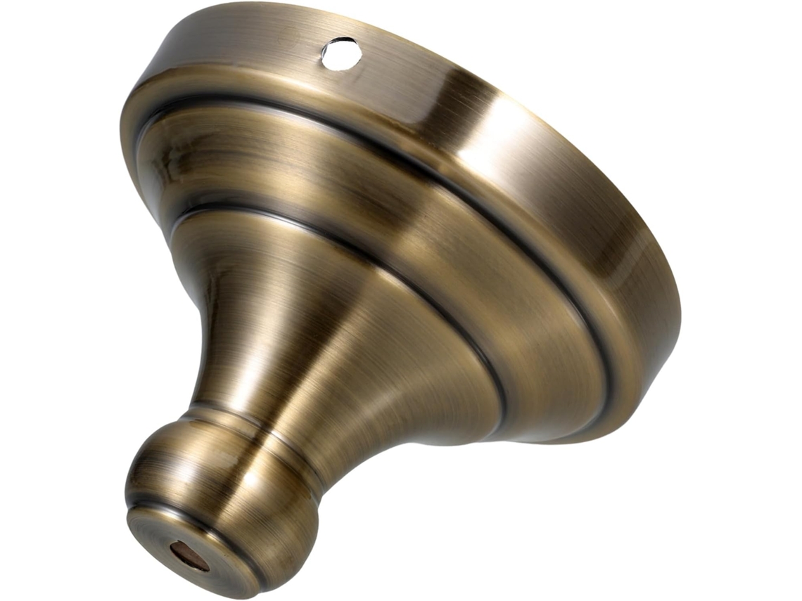 Base De Luz Redonda, Feita À Mão Em Metal, Com 1 Cm De Diâmetro, Suporte Decorativo Para Lâmpada.