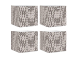 Foldable Storage Box, Foldable Storage Boxes Vidaxl Marrom Tecido Não Tecido (n/a)