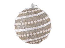 2/4pcs Bolas De Natal 8cm Com Strass Brilhantes Decorativas Para Árvore De Natal E Festas Ano Novo 2023 4 Unidades Oro Champán 1