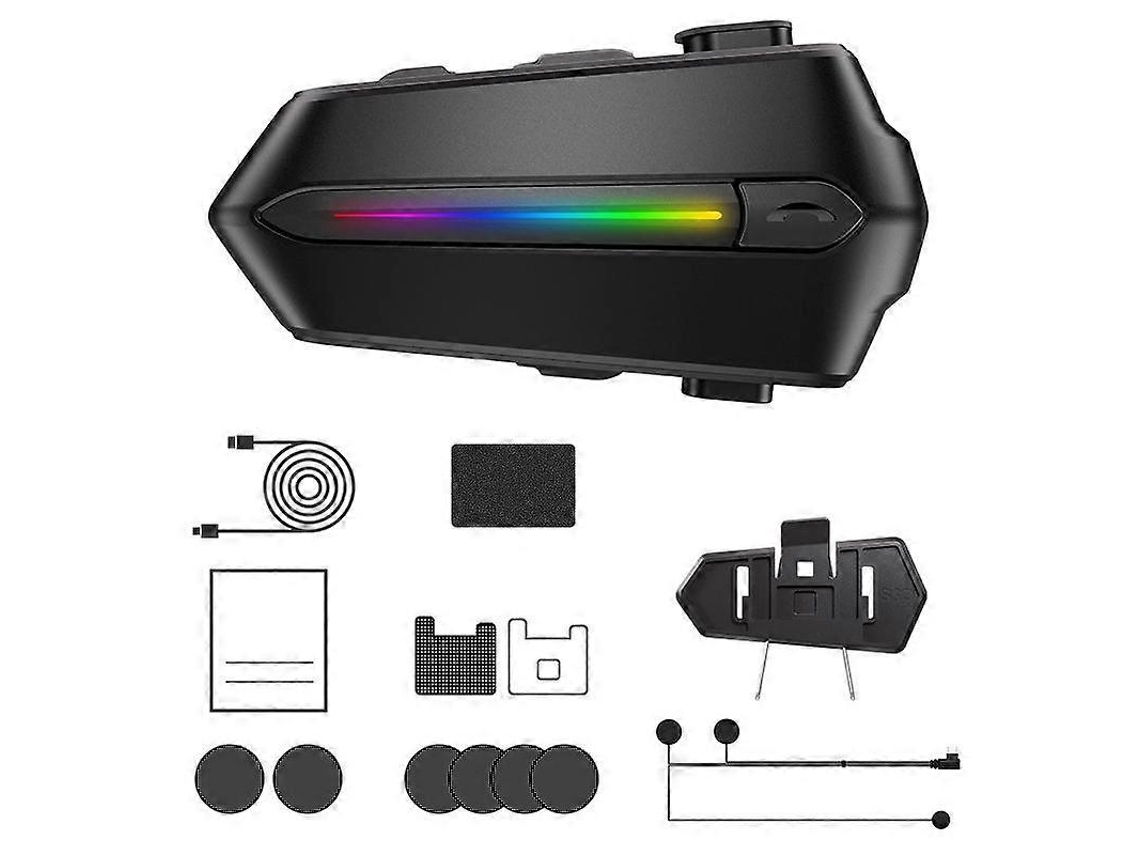 Capacete de motocicleta Hengrongshen C5s com fone de ouvido Bluetooth, à prova d'água IPX6, redução de ruído CVC