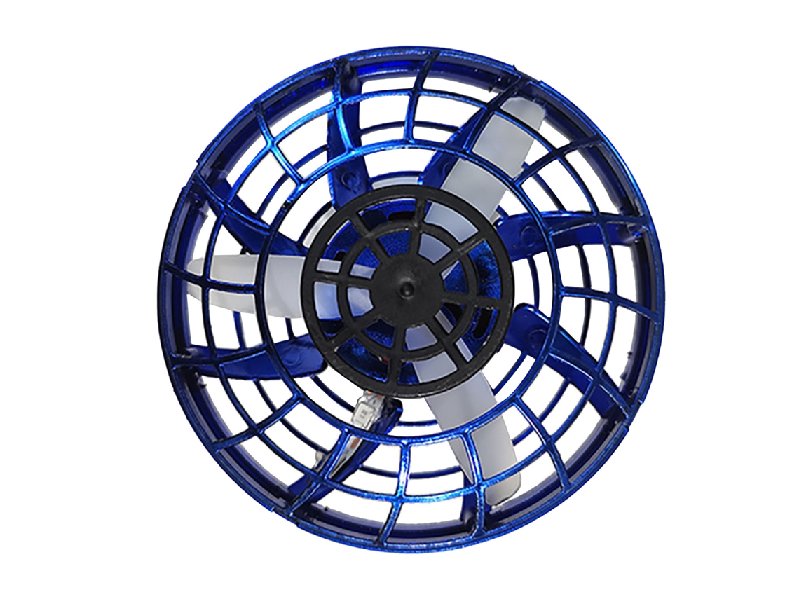 Manual Do Drone Volador Spinner Brinquedo Ufo Leve Fácil De Usar Presente Para Crianças Interior Exterior Azul