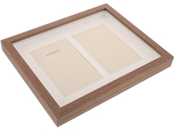 Vitrine Madeira 25 Medalhas Compartimento Suporte Parede Guardar Maratona Caixa Decorativa Cm Mesa Cor Café GOKOCO