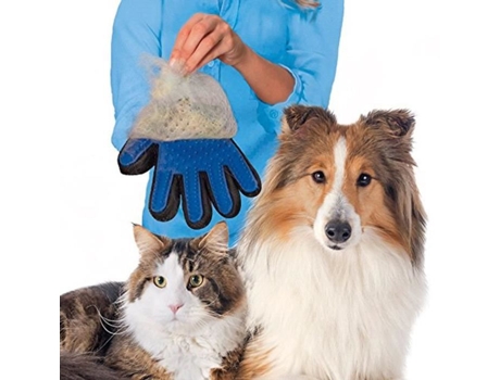 Luva True Touch Deshedding Tratamento Suave E Eficaz Para Cães Codream