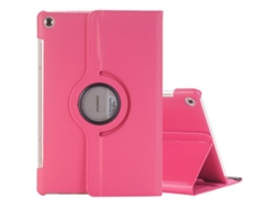 Capa‑flip Horizontal Pu Textura Lichia Halinuia, Suporte Rotativo E Função Sono‑ativação Para Huawei Mediapad M5 10,8 Polegadas