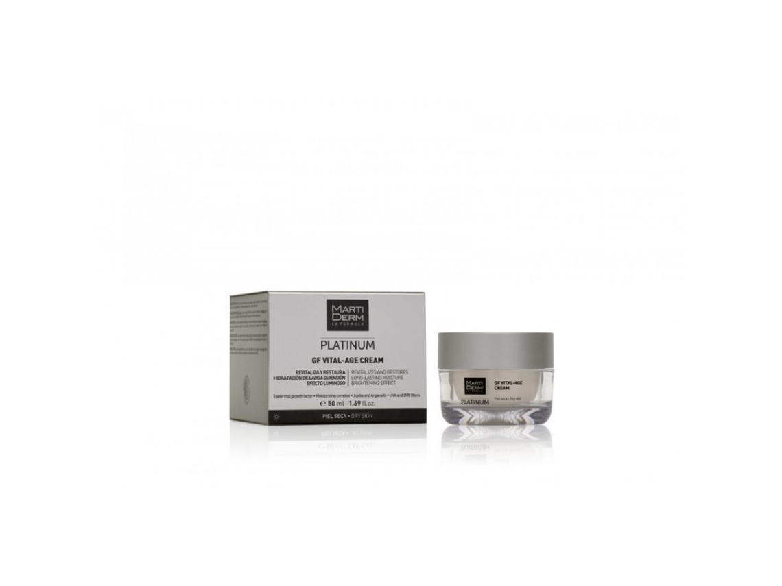Creme - Martiderm - Platinum Creme Gf Vital-âge - 50ml - Peles Secas - Sem Parabenos