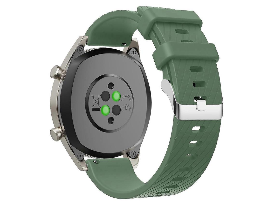 Pulseira De Silicone Sarjada Para Relógio, 20 Mm