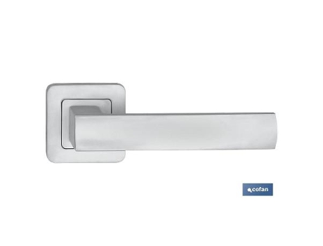 Juego manivela aluminioberlinroseta cuadarada niquel