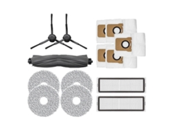 2x Robô Acessórios Peças Para Dreame Bot L10s Ultra / X10 Robótico Principal Escova Lateral Filtro, Black