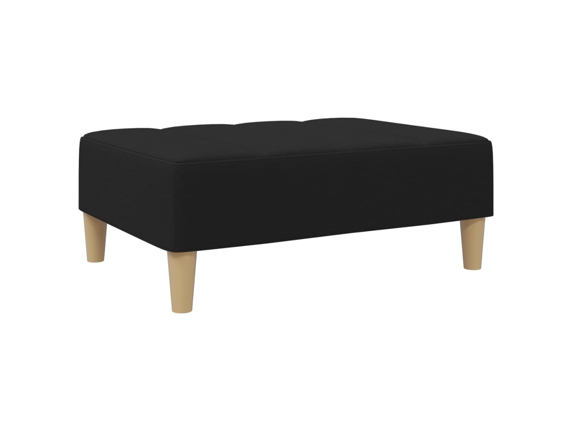 Footstool, Footstools Vidaxl Preto Tecido (n/a)