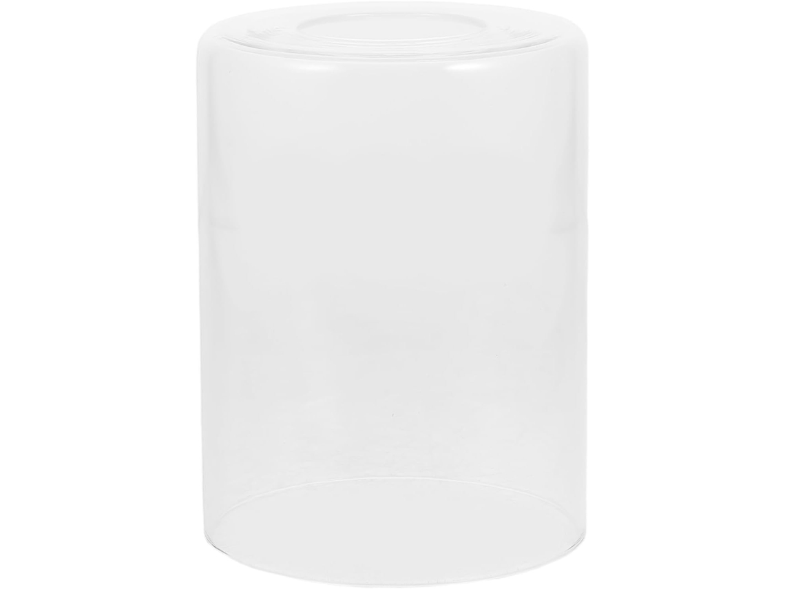 Vidro Cilíndrico Transparente para Iluminação Interna, Alta Transmissão de Luz, Fácil de Instalar. SFUSHOS