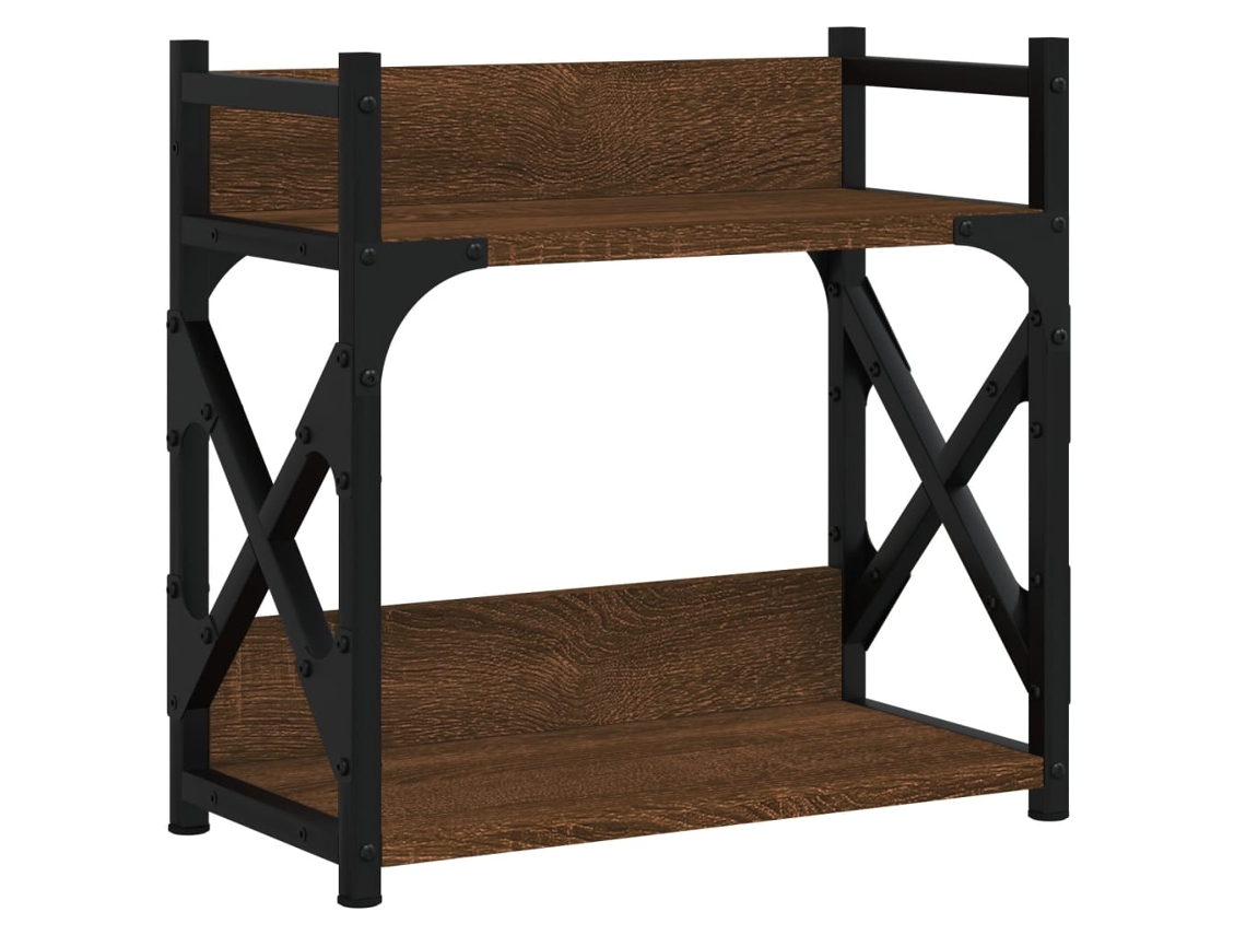 Printer Stand, Printer Stands Vidaxl Marrom Madeira Processada