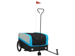 Bike Trailer, Bike Trailers Vidaxl Azul Ferro (126 X 63 X 51 Cm)