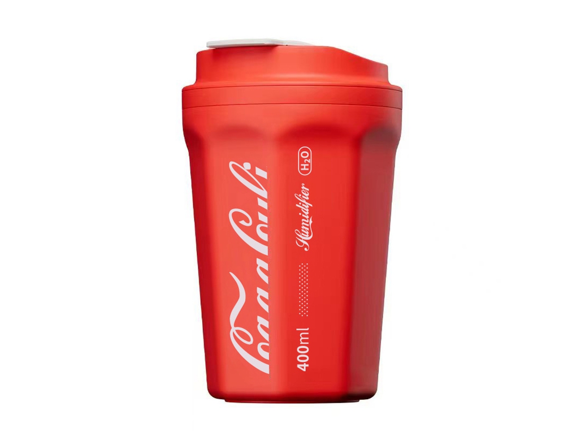 Vape Flame Mist Air vaporizador sem fios em formato de lata de Coca-Cola, difusor de ar para automóvel e quarto LAXISCREED