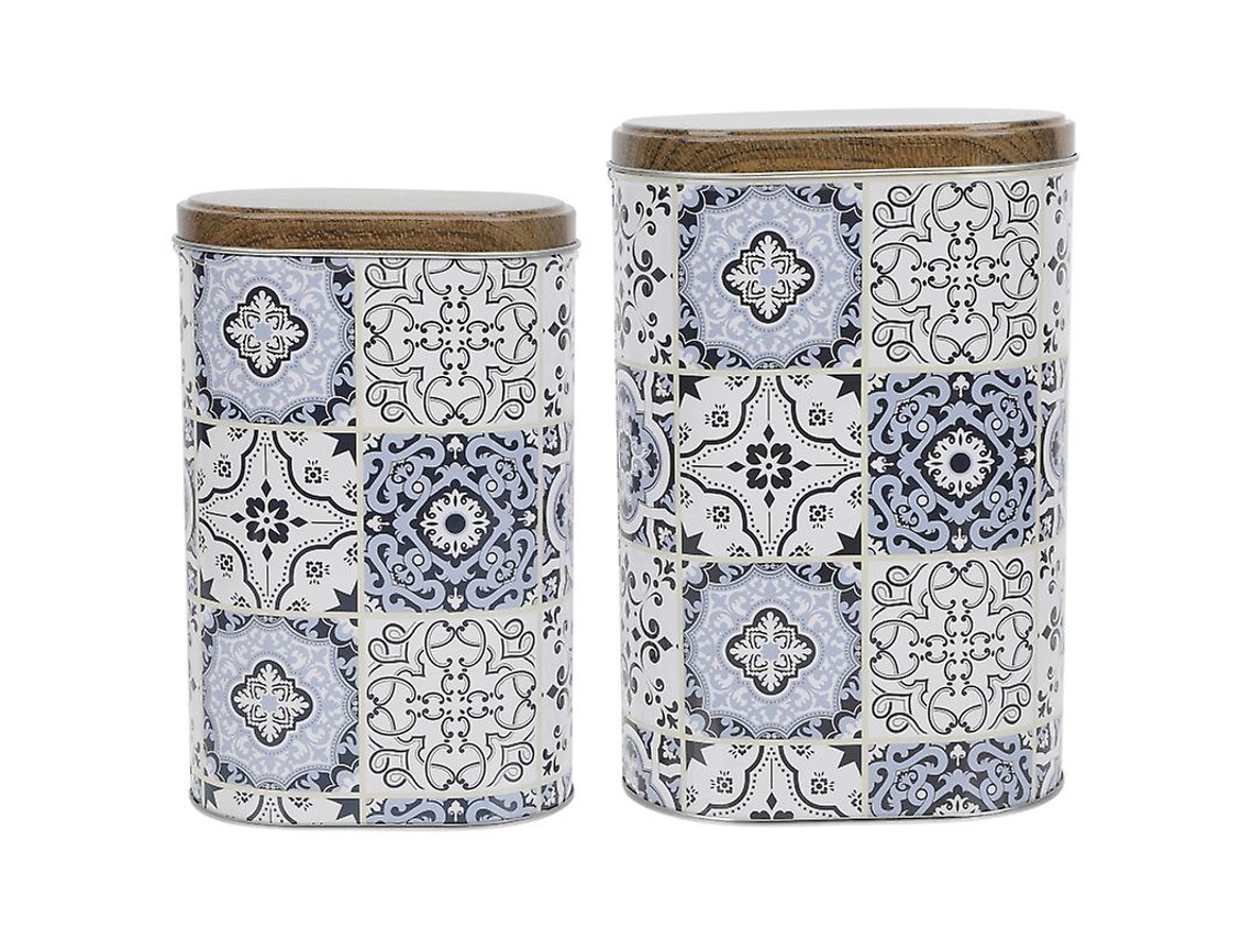 2 Unidades De Latas De Armazenamento De Estilo Chinês Allinless